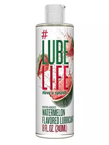 Lube Life Water Based Strawberry Flavored Personal Lubricant, Oral