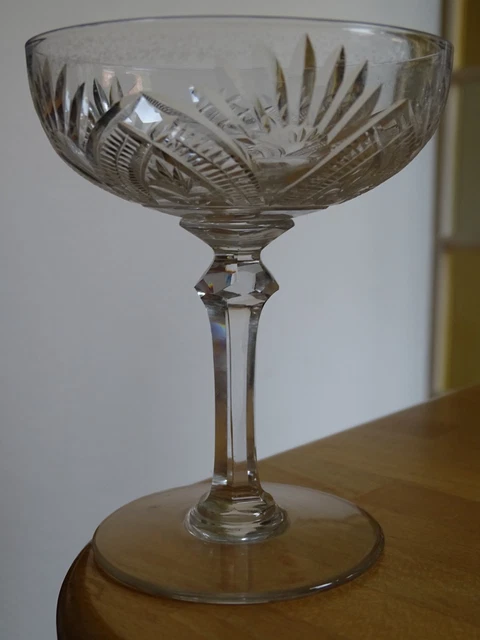 Coupes à Champagne Vintage – Marié Et Marié – Verre Imprimé – Set De 2 – Années 50-60