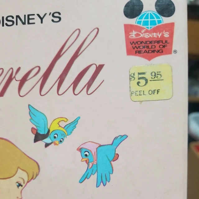 1974 Walt Disney's Cinderella Disney Book Club Edition, Random House 2
