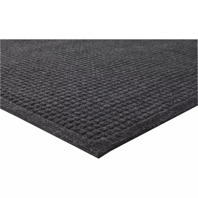 Genuine Joe Eternity Mat - 36" Length X 24" Width - Plastic, Rubber - Charcoal 2