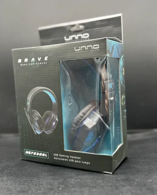 Unno Tekno - Brave Usb Headset For Gaming Hs7230Bl