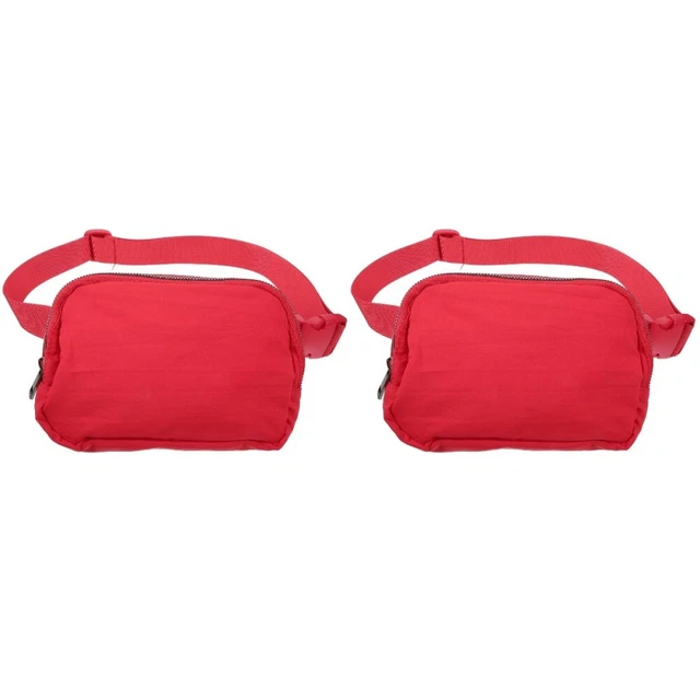 2 Count Sac De Ceinture Mini Sac Banane Sacs De Taille De Mode Sac De Rangement