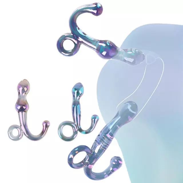 Anal-Butt-Plug Crystal Glass-Dildo-Vaginal-G Spot-Prostate-Massager-Women-Men