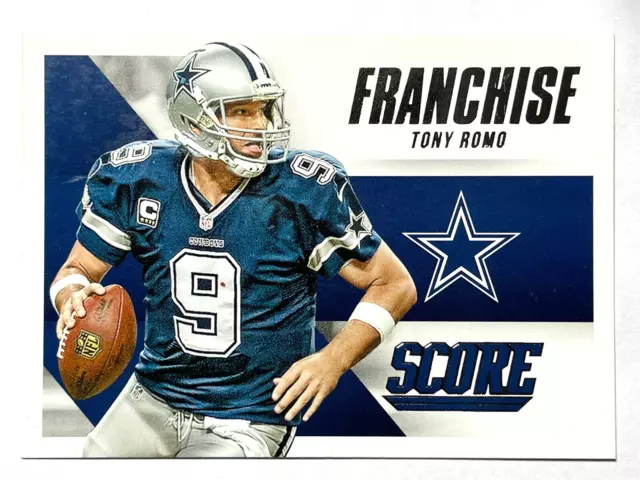 TONY ROMO Dallas Cowboys 2015 Panini Score FRANCISE INSERT Football Card #5