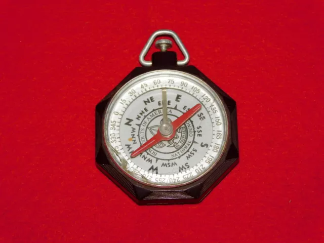 Vintage Bsa Boy Scouts Of America National Council Plastic Compass