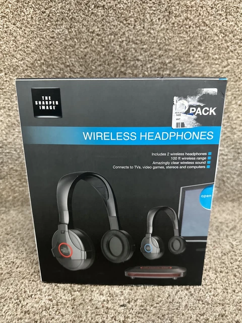 The Sharper Image Wireless Headphones SHP921 - 2 Pack New