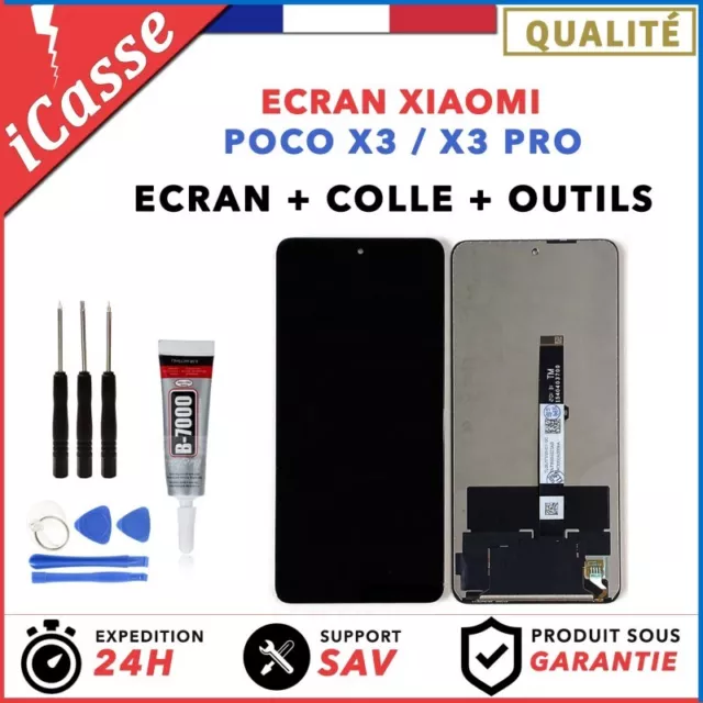 ECRAN LCD pour Xiaomi Poco X3 / Poco X3 PRO / X3 NFC / Mi 10t Lite 5G + OUTILS