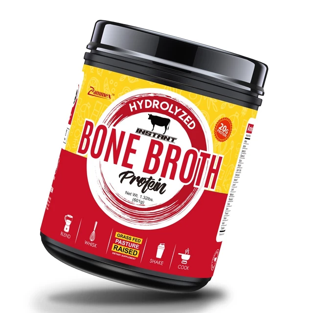 GRASSFED BEEF BONE Broth Powder Hydrolyzed Collagen Peptides Type I
