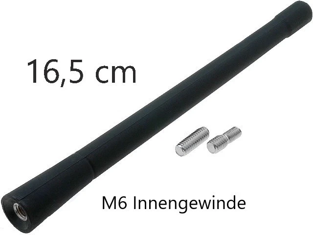 Antena Corta Techo 16.5cm De Goma Para Toyota Verso, Yaris, Urban Cruiser Y Hyundai Tucson
