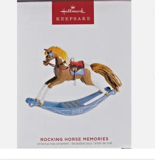 2023 Hallmark - Rocking Horse Memories - 4Th In The Series - Mint In Box