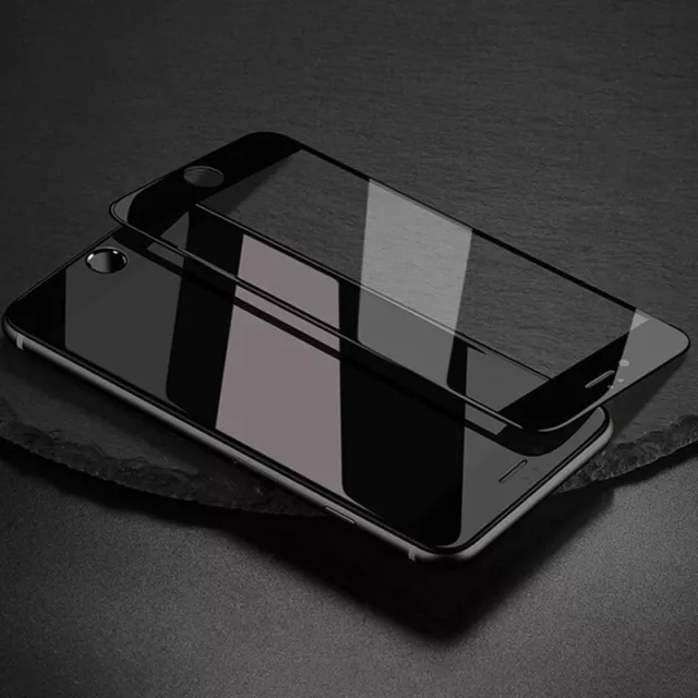 2x Schutzglas Full Cover für iPhone 8 7 Plus SE 2022 / 2020 Display Panzerfolie 3