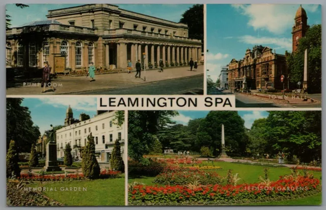 Leamington Spa Multiview Warwickshire England Unposted J Salmon Postcard