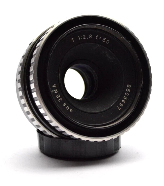 Carl Zeiss Jena Tessar 2,8 / 50 mm Lens Standard Kit Objektiv M42 Mount m91b