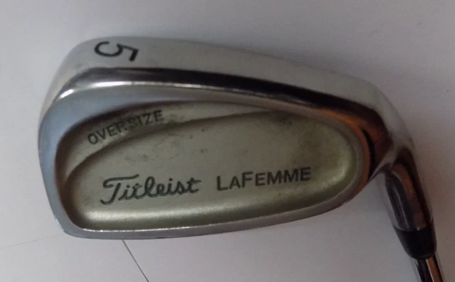 Ladies Titleist LaFemme Oversize 5 Iron Ladies Flex Steel Shaft Lamkin Grip