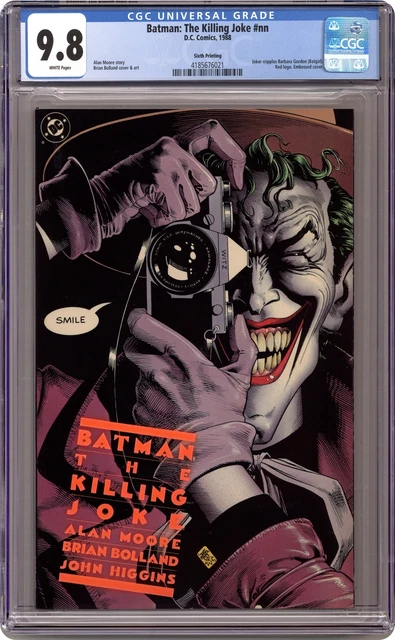 Batman The Killing Joke #1 Boland Variant Reprint CGC 9.8 1988 4185676021
