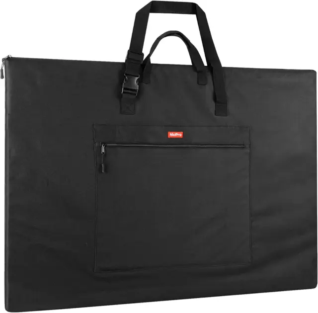 Light Weight Art Portfolio Bag, 24 X 36 Inches Waterproof Nylon Art Portfolio Ca