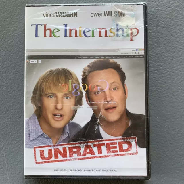 The Internship DVD 2013 Vince Vaughn Owen Wilson New And Sealed Damaged Case