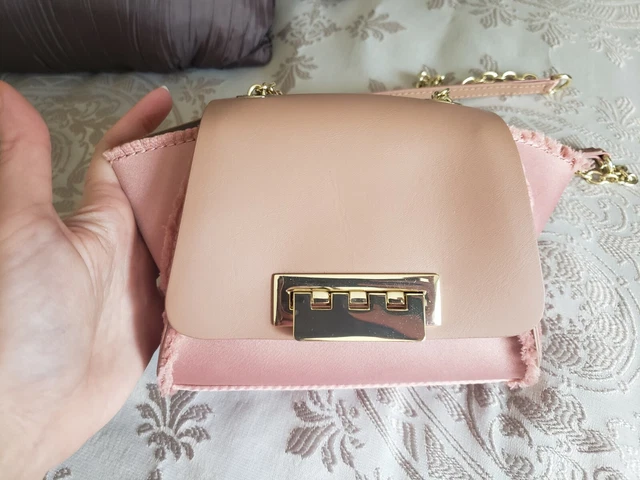 Zac Posen Dusty Rose Blush Mini Crossbody Bag