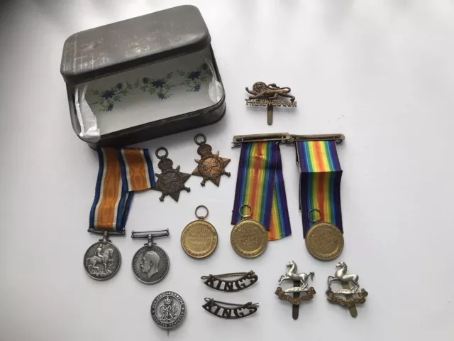 WW1 Medal Bundle Of Medals