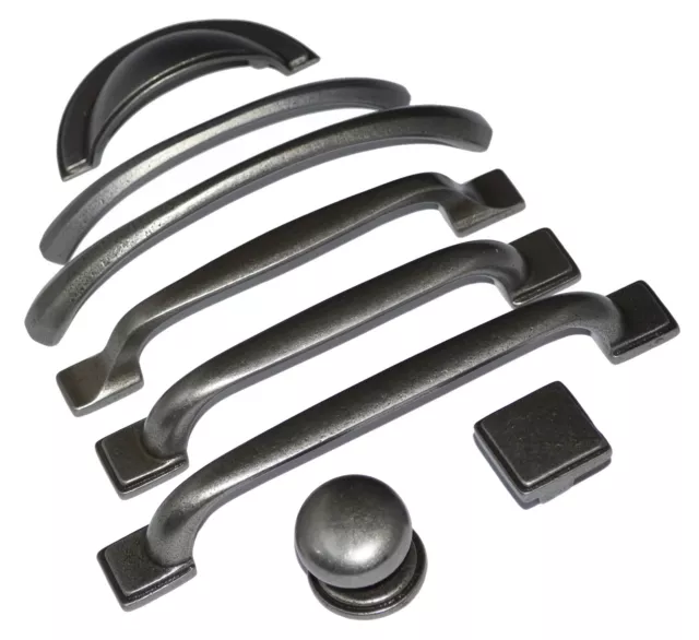Cast Iron Kitchen Drawer Handles Pulls & Knobs for Cabinet Cupboards Drawers