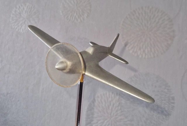Avion Gyrocoptère Fonte Aluminium – Superbe Pièce Pour Fête Foraine Ou Déco