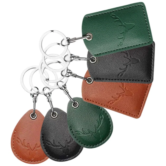 6 Pcs Schlüsselhalter Schlüsselanhänger-Zubehör Kartenabdeckung Taillenschnalle