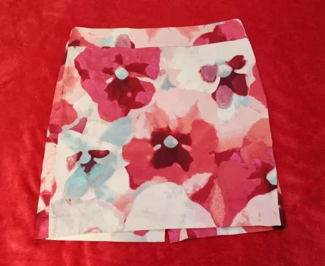 ANN TAYLOR LOFT Floral Pencil Skirt Size: 6 Cotton & Spandex $18.00 ...