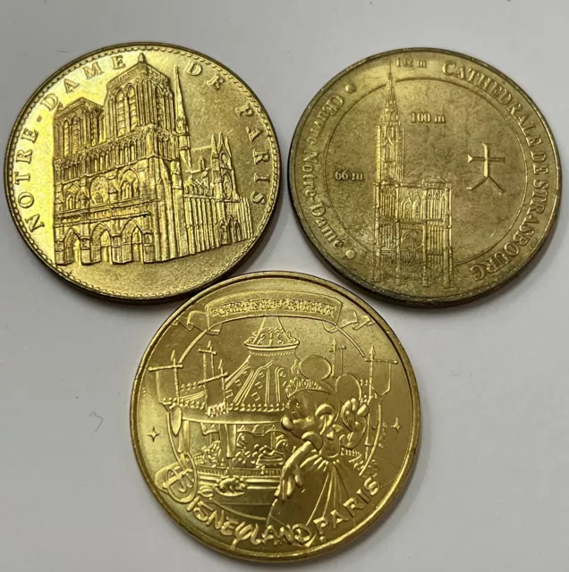 Lot 3 medailles Monnaie de Paris . Ref75580