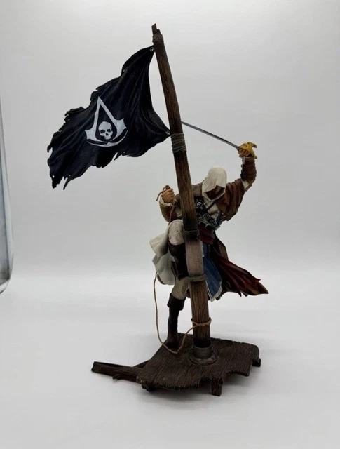 Figurine Assassin's Creed Black Flag – Edward Kenway Et Black Beard (Ubisoft, PVC)