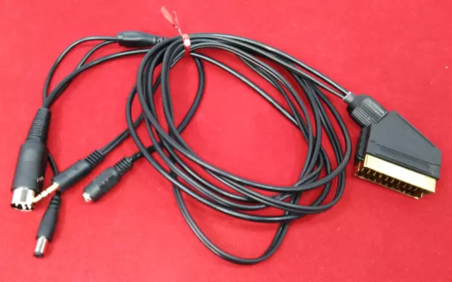 Amstrad CPC 464/664/6128 RGB 2m Metre SCART TV Cable/Lead