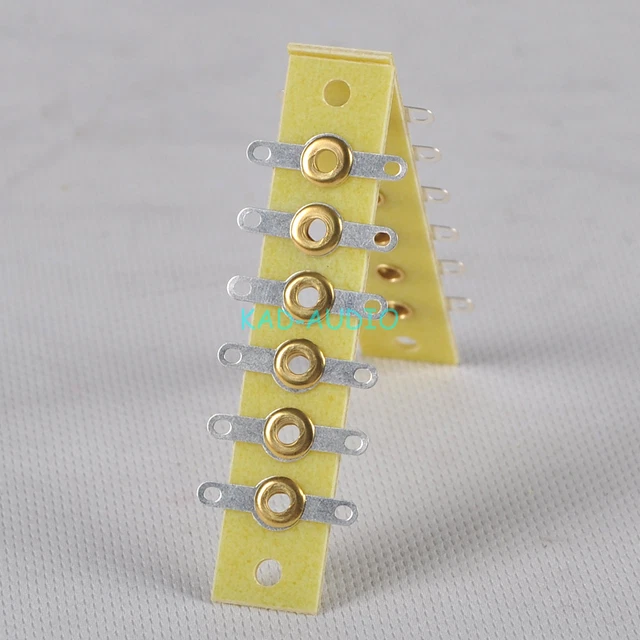 2pcs Terminal Strip Board Point to Point 6 plugs Guitar Tube Amplifier DIY 4