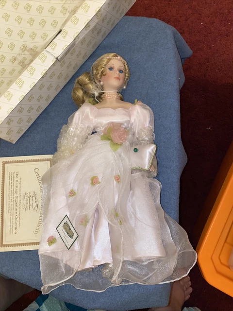 Heritage Signature Collection Porcelain Doll W/Certificate ~
