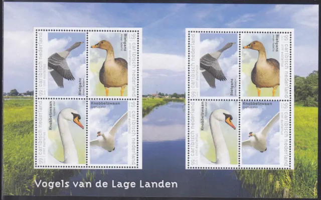 Caribbean Netherlands Issue 2018 (MS 25) Birds