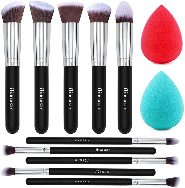 Pennelli Make up  Premium Synthetic Set Di Pennello Da Trucco Fondazione Cipria