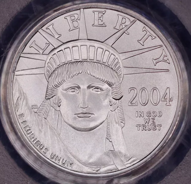 2004 $25 1/4 oz American Platinum Eagle .9995 Fine Coin PCGS MS69