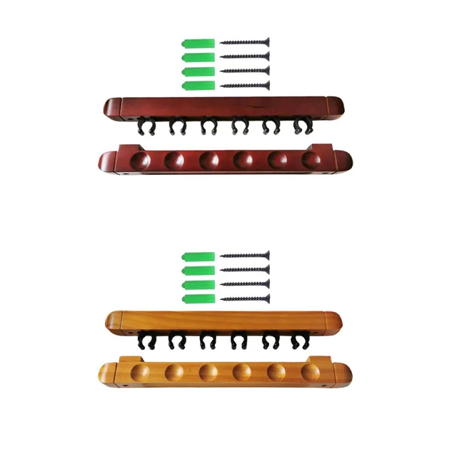 Porte-queues De Billard - Lot De 2, Anti-Glissement, Portable, Pour 2 Bâtons, Plastique Robust
