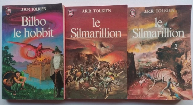 BILBO LE HOBBIT / Le Silmarillion 1 et 2 J'ai Lu Tolkien Éditions 1978