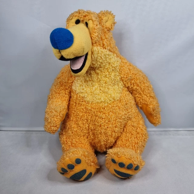 RARE MATTEL DISNEY Bear In The Big Blue House - Soft Plush Toy Teddy 8. ...