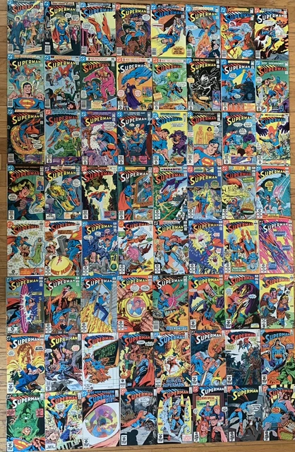 Huge Superman Comics Lot / #341-406 / Full Run / 64 Total Comics / Dc Bronze Age