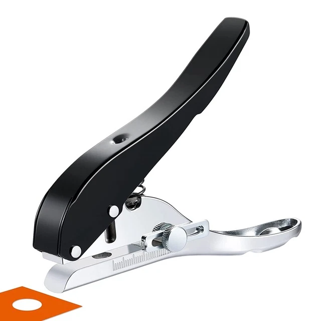 1X(Hole Punch 3/8 Inch-10mm Single Hole Hole Punch, Heavy Duty Hole Punch