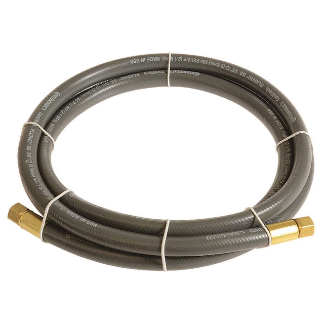 CONTINENTAL PLG02530-10-41 Air Hose,1/4"I.D.,10 ft.