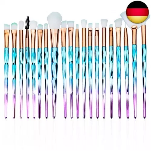 Make Up Pinsel Set 20 Stücke Professionelles Lidschatten Schminkpinsel Gesicht