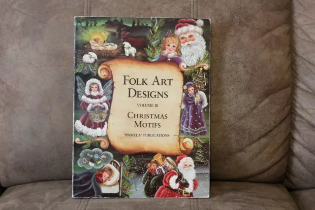 Folk Art Designs Volume III Christmas Motifs Pamela Publications Paperback 1985