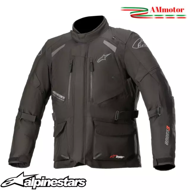 blouson moto homme Alpinestras Andes V3 Drystar Noir Adventure Touring Motocycle