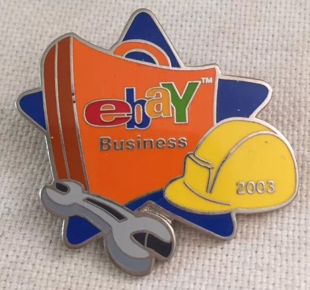 2003 Ebay Live Collectible Pin Ebay Business Lapel Metal 1.5x1.25" Authentic