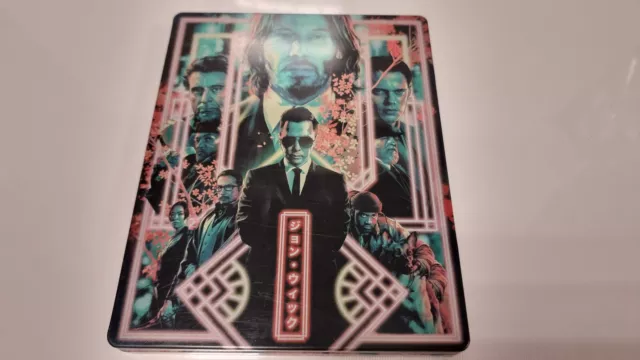 John Wick Kapitel 4 BLU-RAY STEELBOOK DEUTSCHE VERSION mit Karten  ab 18Jahre