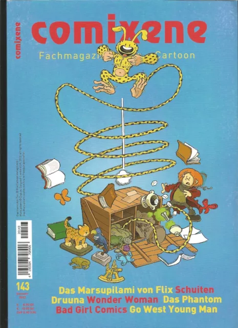 COMIXENE Fachmagazin für Comic + Cartoon. N° 143 Sommer 2022