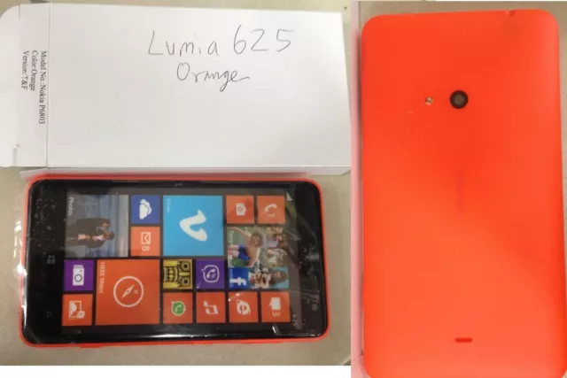 **High Quality** NOKIA Dummy Lumia 625 P6803 Orange Display Toy Fake (not real)
