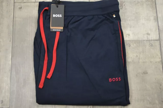 Men's Hugo Boss Navy Blue & Red Lounge Track Pants Joggers XL