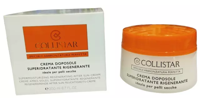 Collistar Doposole In Crema Superidratante Rigenerante In Vaso 200Ml Profumato